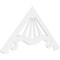 Ekena Millwork Pitch Marshall Architectural Grade PVC Gable Pediment, 72"W x 36"H x 1"P (12/12) GPP072X036X100MAR - alternate 1